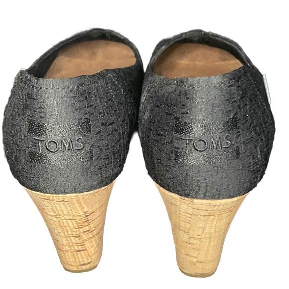 TOMS Women's Classic Espadrille Wedge Sandal | Size 8.5 - Picture 5 of 8